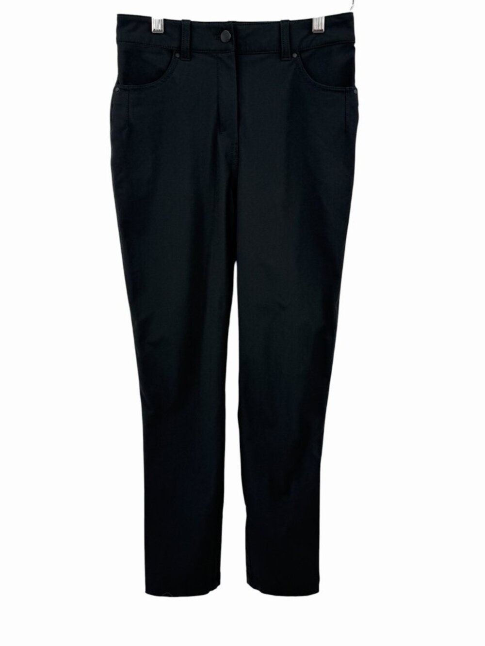 LULULEMON Women's Black City Sleek 5 Pocket 7/8 Pants Sz 4